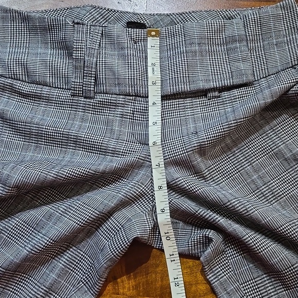 Star City Y2K Black And White Plaid Mid-Rise Cuffed Trouser Pants Size 7 - Picture 6 of 15